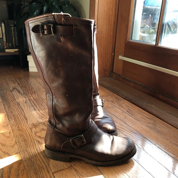 Frye Veronica Slouch - Cognac - Picture 5 of 11